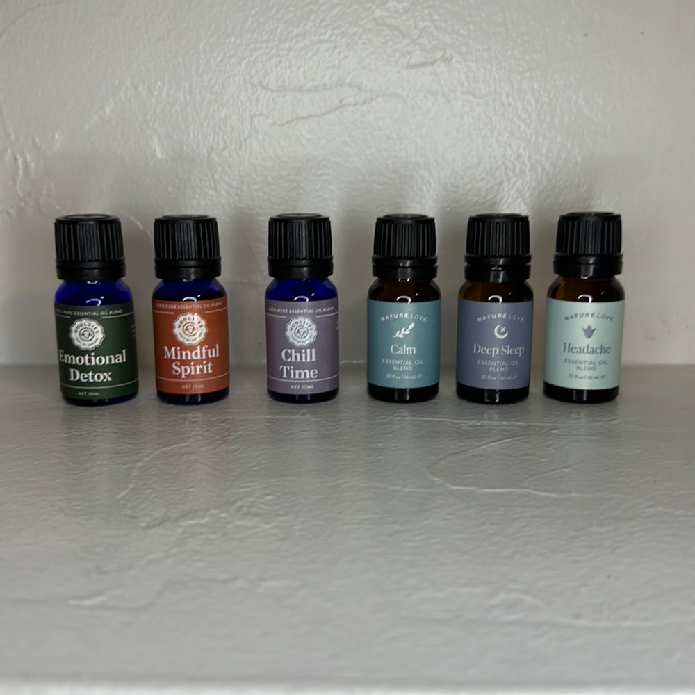 Self care essential oils 6 pc bundle